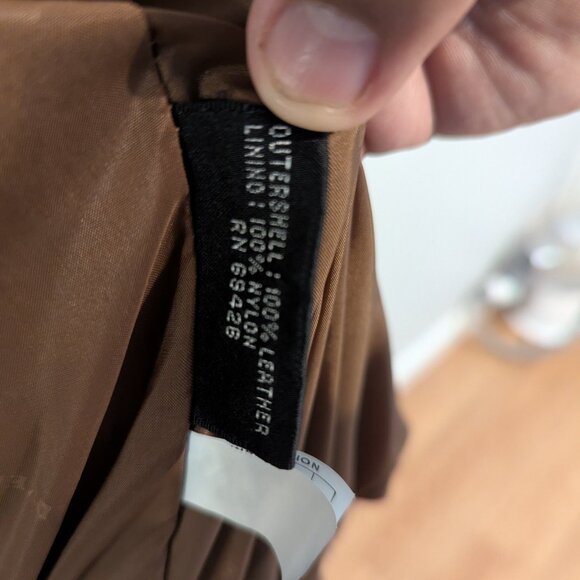 Vintage Adventure Bound Originals by Wilson Leather Jacketena sz Medium - Picture 7 of 7